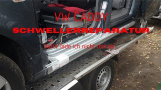 VW Caddy Unfallschaden am Schweller [upl. by Adnohsek]