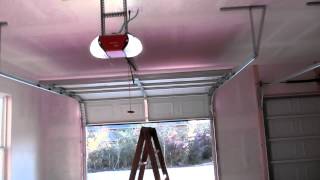 Sears Craftsman Garage Door Opener Belt Driven Review [upl. by Nanam]