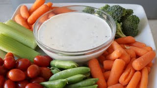 Easy Homemade Ranch Dressing Recipe [upl. by Itagaki]