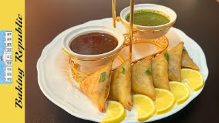 Chicken Cheese Samosa  Tamarind amp Green Sauce  سمبوسةالدجاج بالجبنة  صوص تمرالهندي و صوص الخضراء [upl. by Stephana787]