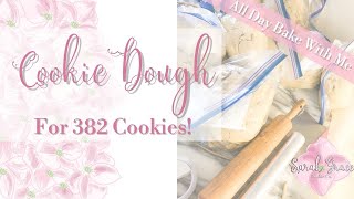 How to Freeze Sugar Cookie DoughBatch Making and Freezing Cookie Dough For Later Use [upl. by Adnam]