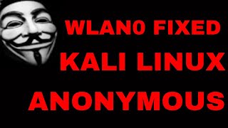 kalli Linux How to fix Wlan0 not showing in Kali Linux [upl. by Pritchard]