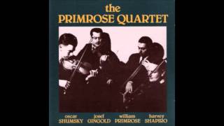 Primrose Quartet  Brahms String Quartet in B Flat Major Op 67 Complete [upl. by Irabaj239]