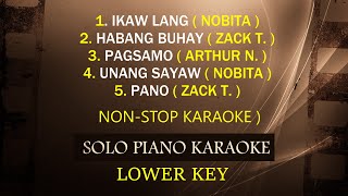 IKAW LANG  HABANGBUHAY  PAGSAMO  UNANG SAYAW  PANO   NON STOP KARAOKE  COVERCY [upl. by Darrick]