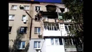 Ukraine War Lugansk Lutugino The consequences of shelling [upl. by Eilojne]