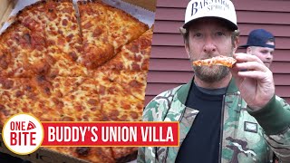 Barstool Pizza Review  Buddy’s Union Villa North Easton MA [upl. by Leakcim553]