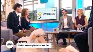 Présentation de la carte Apetiz  La Quotidienne sur France 5 [upl. by Standing]