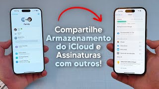 Como Compartilhar seu Armazenamento do iCloud Assinaturas e Compras com Outras Pessoas [upl. by Ennaehr]