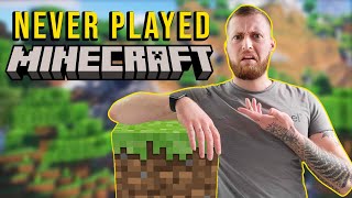 Gamer plays MINECRAFT for the FIRST TIME [upl. by Aizatsana]