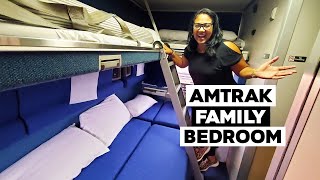 Amtrak Family Bedroom On A Superliner [upl. by Htenywg]