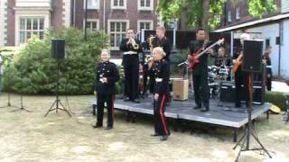 Royal Military School of Music Kneller Hall Pass Off August 2010 Rock duet inc Kate Challinor [upl. by Pompea]