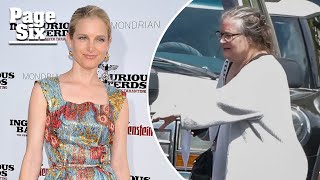 Bridget Fonda explains why she won’t return to Hollywood during rare outing  Page Six [upl. by Amluz]