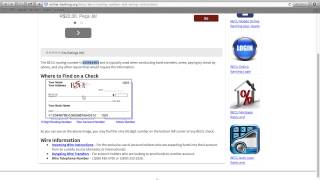 BECU Routing Number  325081403  How to Wire [upl. by Nivrae]