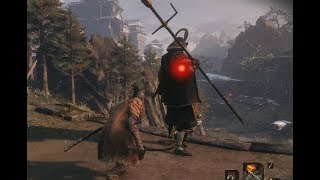 Sekiro  beat Shikibu Toshikatsu Yamauchi Seven Ashina Spears mini boss [upl. by Biegel]