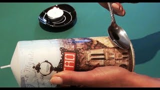 How to Transfer an Image to a Candle  DIY Create Decorative Candles [upl. by Oruasi]