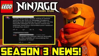 Big SEASON 3 News 🐉 Ninjago Dragons Rising 2025 News [upl. by Odrawde]