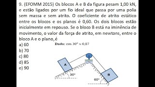 EFOMM2015 Plano Inclinado [upl. by Petigny]