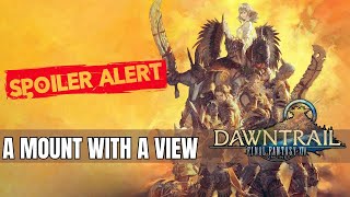 Final Fantasy XIV  Dawntrail  Sidequest  A Mount with a View [upl. by Dodwell]