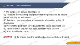 Liquid Penetrant Testing  Level  2  Specific Exam  Question amp Answer  gulfndein [upl. by Iramat]