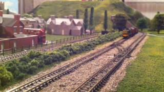 N Gauge Model Railway Layout  Northill Town [upl. by Arykat]