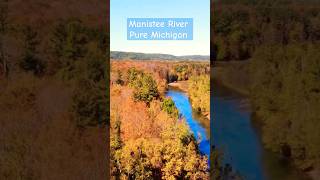 Manistee River Trail puremichigan mrt nationalforest drone [upl. by Byrdie668]