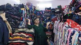 Azad Market latest surplus clothes in wholesale Delhi azad Market latest clothes collection [upl. by Illah]