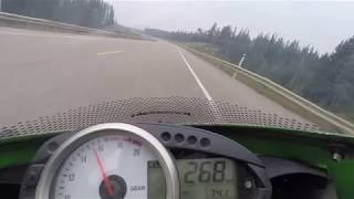 ZX6R 2008 0275 Hard launch acceleration test to top speed [upl. by Mozza]