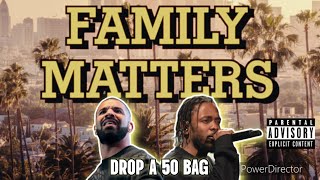 Drake  Family Matters Drop A 50 Bag Version Only Kendrick Lamar Diss [upl. by Ifill]