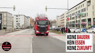 DEMO GEGEN MAUTERHÖHUNG amp CO2 STEUER  16122023 IN HANNOVER DER GANZE ZUG [upl. by Ivana739]