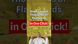 How I Created Thousands of Flashcards in One Click englishfast flashcards languagelearninghacks [upl. by Rayburn]