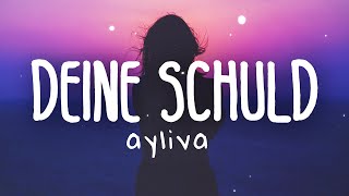 AYLIVA  Deine Schuld Lyric Video [upl. by Gereron]