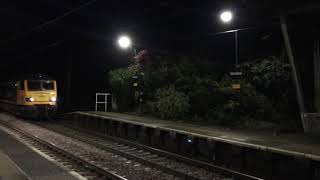 GBRf 92043 on 6X41 DagenhamGarston STVA car train at Winsford [upl. by Ela]