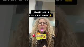 Vitamina B12 oral o inyectable [upl. by Hoeve]