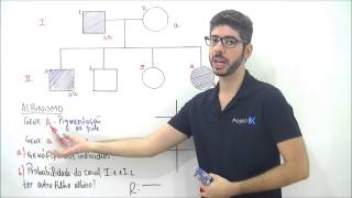 X da Questão Biologia Heranças Autossômicas Recessivas  Albinismo [upl. by Otiragram]