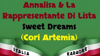 Annalisa amp La Rappresentante Di Lista  Sweet Dreams Cori Artemìa Sanremo 2024 Karaoke [upl. by Power303]