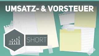 Umsatzsteuer und Vorsteuer  Grundbegriffe der Wirtschaft [upl. by Htebsle]