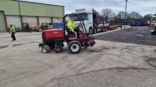 Toro Reelmaster 6500D Gang Mower Entered into Auction [upl. by Niknar]