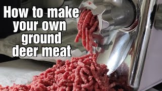 How to Grind Deer Meat [upl. by Swisher]