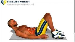 8 Min Abs Workout  level 1avi [upl. by Sirrap]