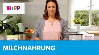 Milchnahrung Die richtige FläschchenZubereitung [upl. by Eremaj]