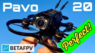 Betafpv Pavo 20  Best Small DJI 03 Cinewhoop  setup  fly with analog vtx  fly with dji 03 [upl. by Mariko]