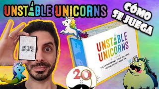 UNSTABLE UNICORNS 🦄 Cómo se juega [upl. by Ellehcear]