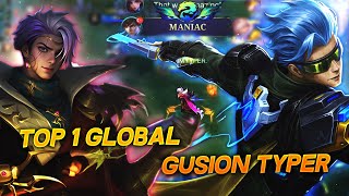 TOP 1 GLOBAL GUSION TYPER FAST HAND [upl. by Katherin523]