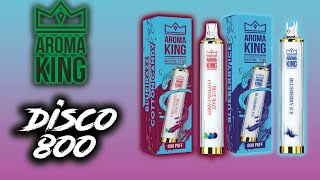 JEDNORAZOWY EPAPIEROS AROMA KING RGB DISCO 800 PUFF [upl. by Himelman]