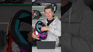 So bekommst du deinen Motorradhelm von innen sauber ⛑️🧼 Motorradhelm [upl. by Baynebridge]