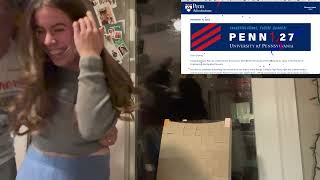 COLLEGE DECISION REACTION UPenn [upl. by Eilime762]