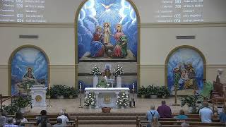 Holy Mass live streamed from St Ann Catholic Church in Clayton North Carolina USA [upl. by Ponzo939]