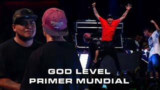 LO MEJOR DEL PRIMER MUNDIAL DE FREESTYLE  GOD LEVELS HISTÓRICAS [upl. by Ime555]