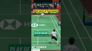 Best of the Badminton Tournament Point Indias Lakshyay Sen vs jia Hengshots sports badminton [upl. by Armond]