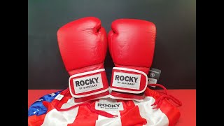 SUPERARE X ROCKY VELCRO GLOVES UNBOXING Распаковка боксерских перчаток SUPERARE X ROCKY [upl. by Sadnac743]